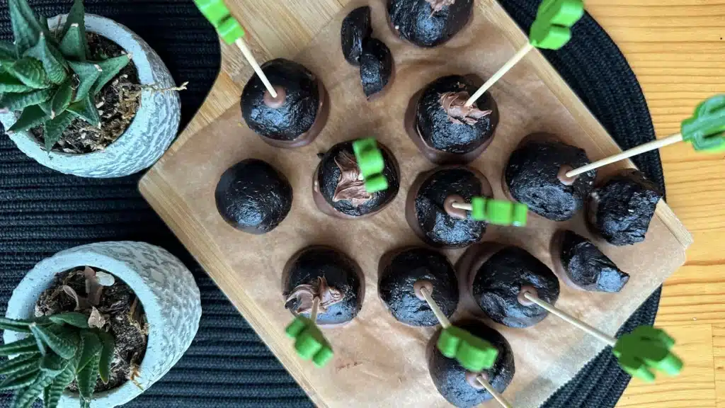 Chocolate Date Balls / Low Calorie & High Protein