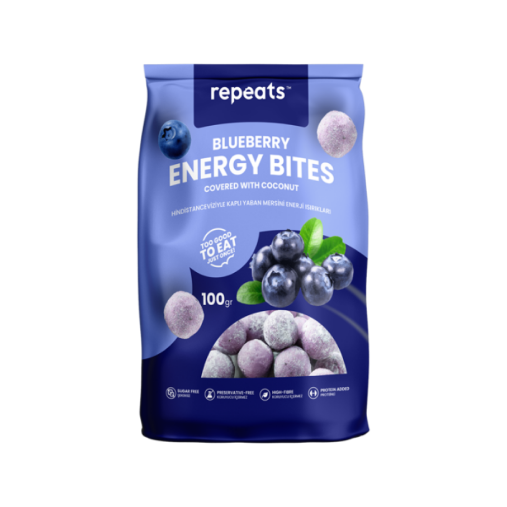 Blueberry Energy Bites